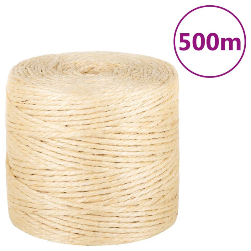 Seil 100% Sisal 4 mm 500 m