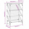 Schuhregal Sonoma-Eiche 60x30x85 cm Holzwerkstoff