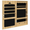 Schmuckschrank mit Spiegel Wandmontage 37,5x10x67 cm