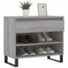 Schuhregal Grau Sonoma 70x36x60 cm Holzwerkstoff