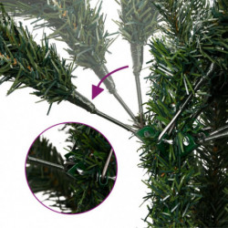 Künstlicher Weihnachtsbaum Klappbar Beschneit 150 cm