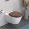 SCHÜTTE Toilettensitz Soft-Close DARK WOOD MDF