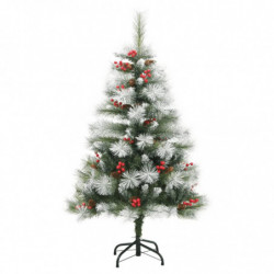 Künstlicher Weihnachtsbaum Klappbar mit Zapfen & Beeren 150 cm