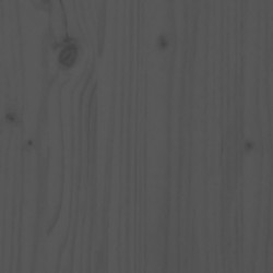 Pflanzkübel Grau 40x40x39 cm Massivholz Kiefer
