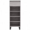 Schuhschrank Grau Sonoma 40x36x105 cm Holzwerkstoff