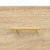 Schuhbank Sonoma-Eiche 102x35x55 cm Holzwerkstoff