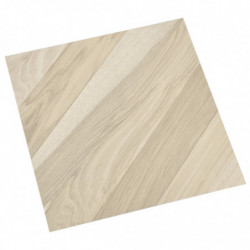 PVC-Fliesen Selbstklebend 55 Stk. 5,11 m² Beige Gestreift