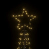 LED-Weihnachtsbaum Kegelform Warmweiß 500 LEDs 100x300 cm