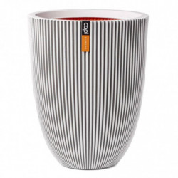 Capi Vase Groove Elegant 34x46 cm Elfenbein
