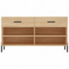 Schuhbank Sonoma-Eiche 102x35x55 cm Holzwerkstoff