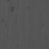 Hochbeet Grau 121x30x38 cm Massivholz Kiefer