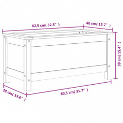 Pflanzkübel 82,5x40x39 cm Massivholz Douglasie