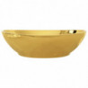 Waschbecken 40 x 33 x 13,5 cm Keramik Golden
