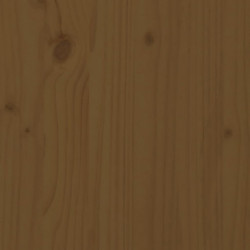 Pflanzkübel Honigbraun 62x50x57 cm Massivholz Kiefer