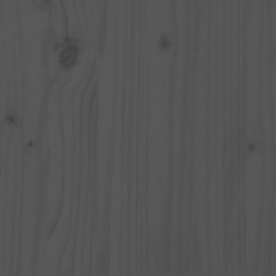 Pflanzkübel Grau 62x50x57 cm Massivholz Kiefer