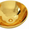 Waschbecken 32,5 x 14 cm Keramik Golden
