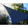 Perel Sonnensegel mit Integrierten LEDs Dreieck 3,6 m Dunkelblau