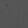 Hochbeet Grau 119,5x40x39 cm Massivholz Kiefer