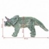Plüschtier Stehend Triceratops Dinosaurier Grün XXL