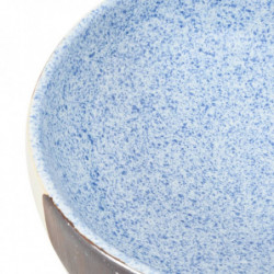 Aufsatzwaschbecken Mehrfarbig Oval 59x40x14 cm Keramik