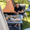 Travellife Campingstuhl Barletta Comfort Verstellbar L Blau