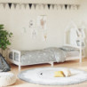 Kinderbett Weiß 80x200 cm Massivholz Kiefer