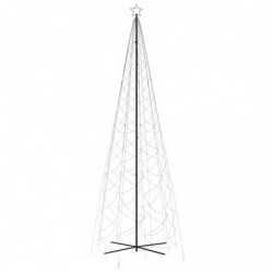 LED-Weihnachtsbaum Kegelform Kaltweiß 1400 LEDs 160x500 cm