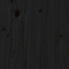 Pflanzkübel Schwarz 82,5x82,5x39 cm Massivholz Kiefer
