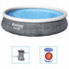 Bestway Fast Set Pool-Set mit Pumpe Aufblasbar 396x84 cm