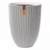 Capi Vase Groove Elegant 46x58 cm Elfenbein
