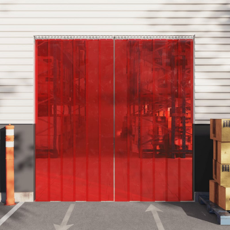 Türvorhang Rot 300x2,6 mm 25 m PVC
