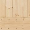 Schiebetür mit Beschlag 95x210 cm Massivholz Kiefer