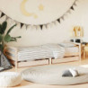 Kinderbett mit Schubladen 90x190 cm Massivholz Kiefer