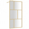 Duschwand für Begehbare Dusche ESG Klarglas Golden 100x195cm