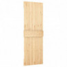 Schiebetür mit Beschlag 70x210 cm Massivholz Kiefer
