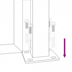 Gartentor 105x155 cm Cortenstahl Bambus-Design