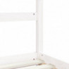 Kinderbett mit Schubladen Weiß 80x200 cm Massivholz Kiefer