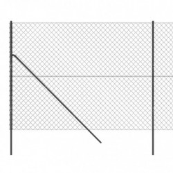 Maschendrahtzaun Anthrazit 1,4x25 m