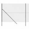 Maschendrahtzaun Anthrazit 1,4x25 m