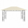 Pavillon Wilburgis mit Moskitonetz 4x3x2,73 m Creme 180 g/m²