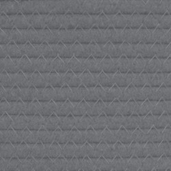 Aufbewahrungskorb Grau und Weiß Ø40x35 cm Baumwolle