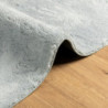 Teppich HUARTE Kurzflor Weich und Waschbar Blau 60x110 cm