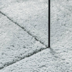 Teppich HUARTE Kurzflor Weich und Waschbar Blau 60x110 cm