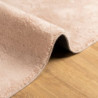 Teppich HUARTE Kurzflor Weich und Waschbar Blassrosa 60x110 cm