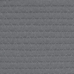 Aufbewahrungskorb Grau und Weiß Ø43x38 cm Baumwolle