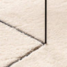 Teppich HUARTE Kurzflor Weich und Waschbar Beige 60x110 cm