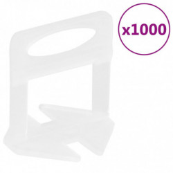 Fliesen-Nivellierclips 1000 Stk. 1 mm
