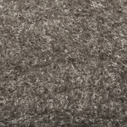 Teppich ISTAN Hochflor Glänzend Grau Ø 80 cm