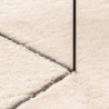 Teppich HUARTE Kurzflor Weich und Waschbar Beige Ø 100 cm