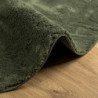 Teppich HUARTE Kurzflor Weich und Waschbar Waldgrün Ø 100 cm